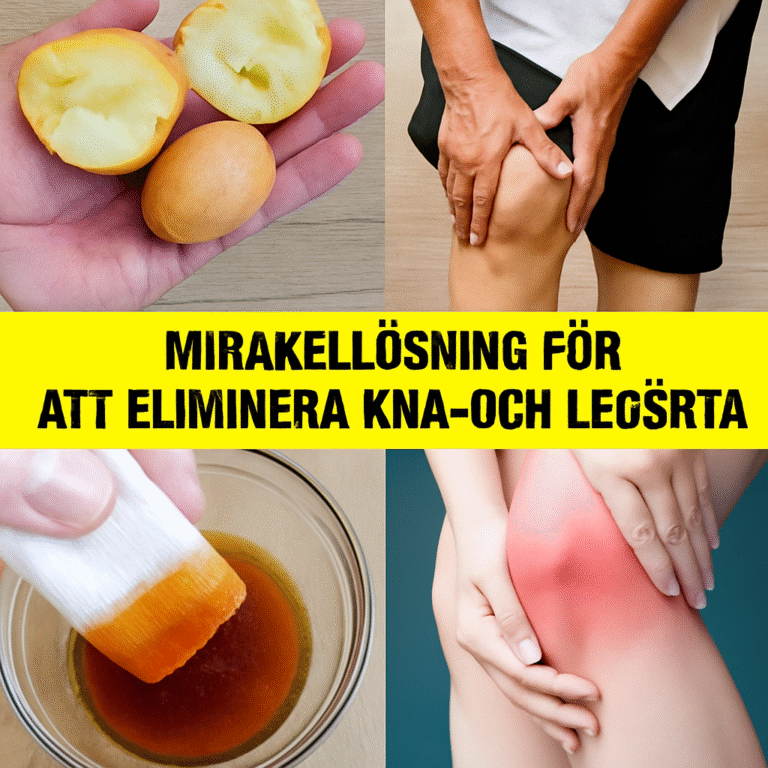 Mirakellösning för att bli av med KNÄ- och LEDSMÄRTA