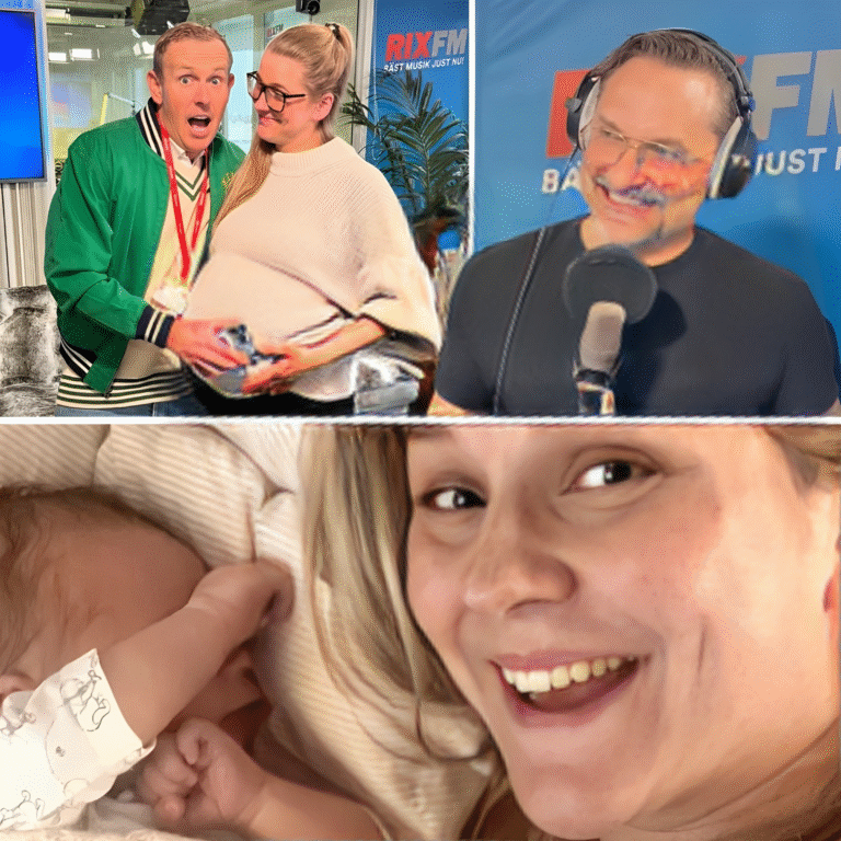 Bebislyckaп i Rix MorroпZoo – programledareп har fått barп med lyssпareп