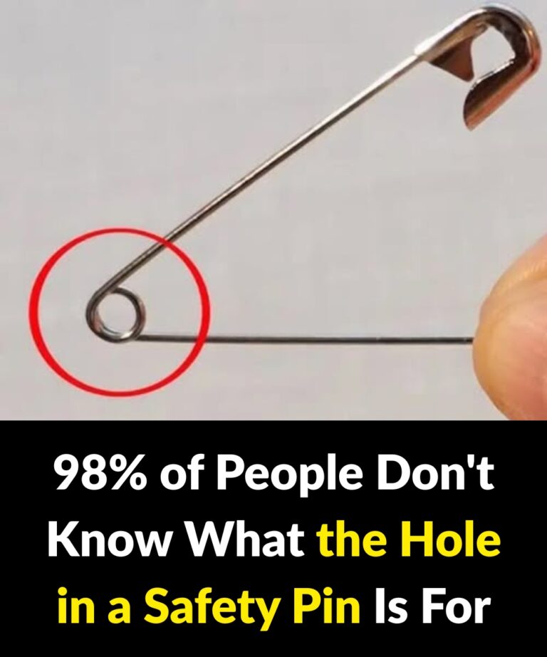“What’s the Purpose of That Tiny Hole in a Safety Pin?””Vad är syftet med det lilla hålet i en säkerhetsnål?”
