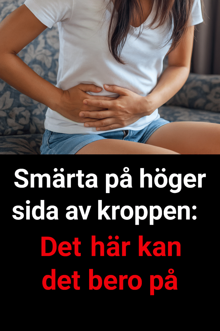 Smärta på höger sida av kroppen: Vad kan det betyda?