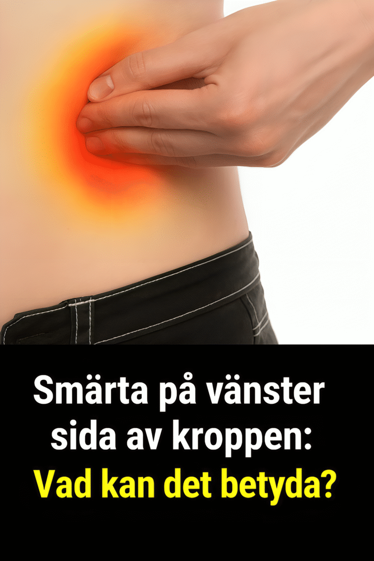Smärta på vänster sida av kroppen: Vad kan det betyda?