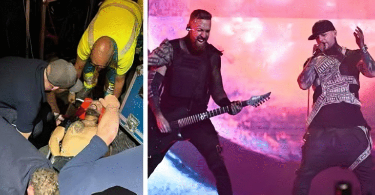 Smash Into Pieces-Benjamin föll från scen – bröt tre revben