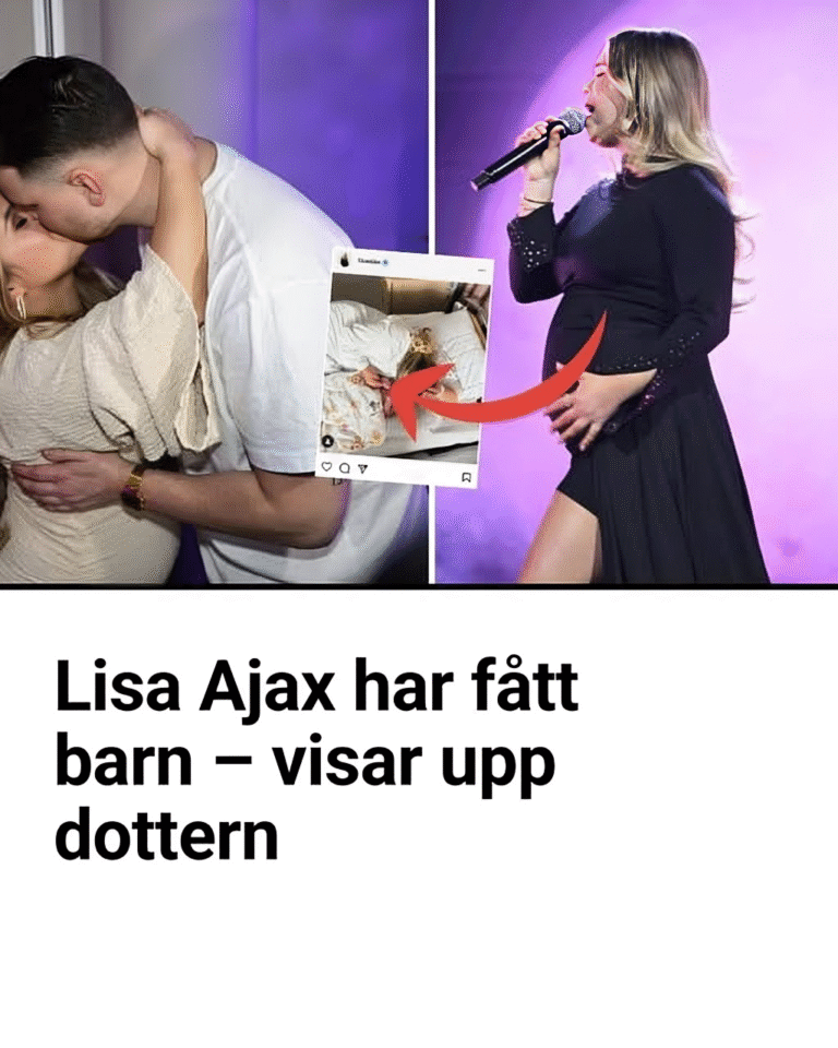 Lisa Ajax har fått barn – visar upp dottern