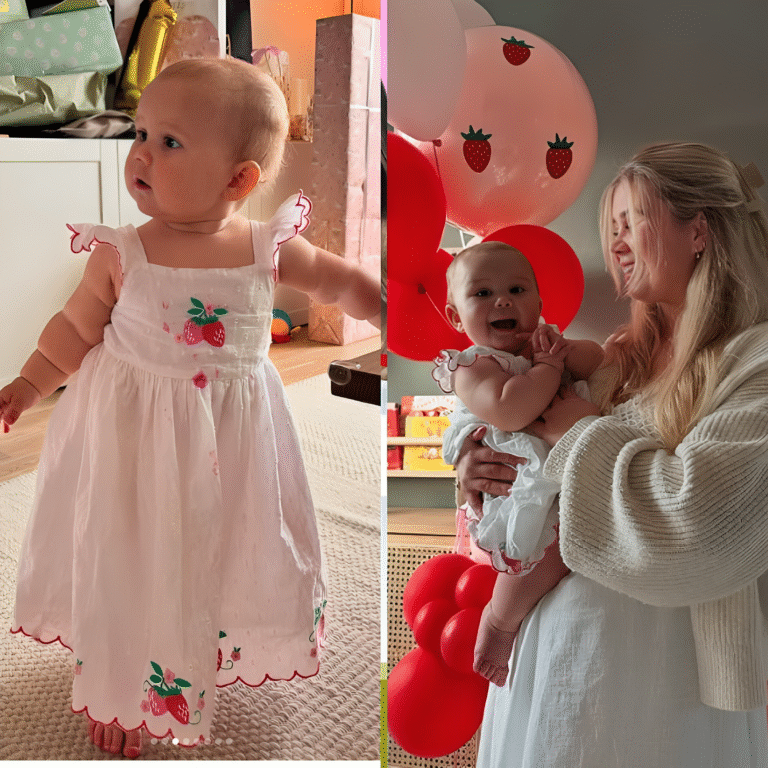 1 år efter dotterns födelse • Lisa Ajax visar upp bebislyckan – gratulationerna väller in!