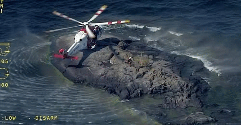 Här hittas försvunne mannen på en kobbe – räddas efter två dygn