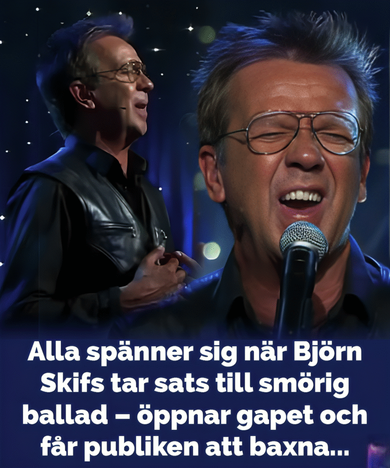 Björn Skifs får publiken att baxna med klassiska balladen