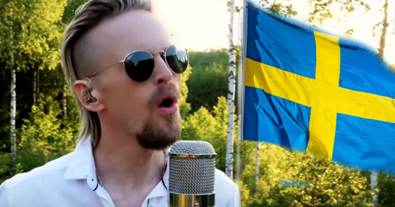 Erik Grönwall tolkar svenska nationalsången ”Du gamla du fria”