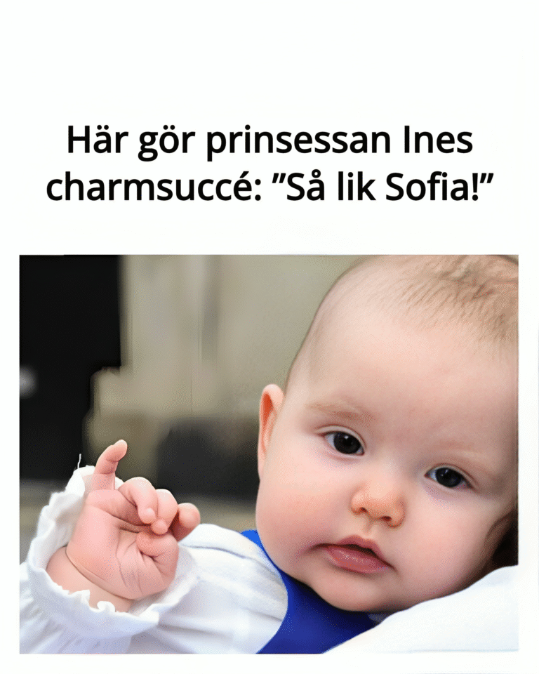 Här gör prinsessan Ines charmsuccé: ”Så lik Sofia!”