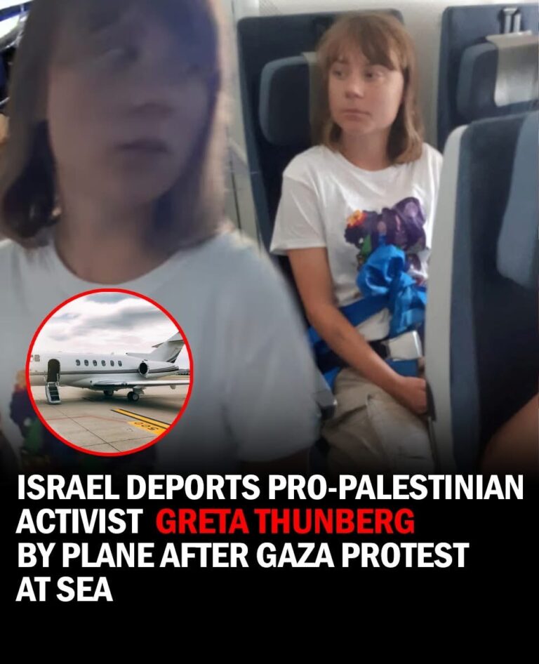 Greta Thunberg tvingas flyga från Israel – efter år av vägran