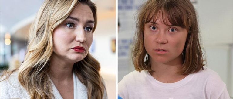 Gretas svar efter Buschs kritik: ”Medskyldiga till folkmord”