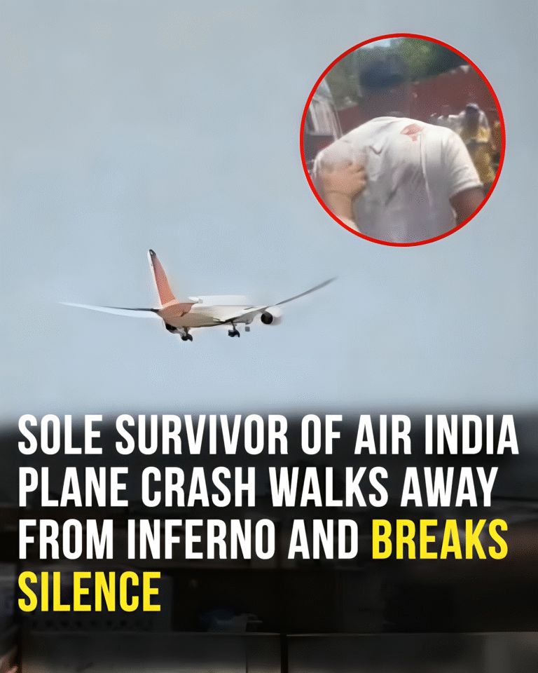 Miracle survivor of deadly Air India crash walks away from wreckage