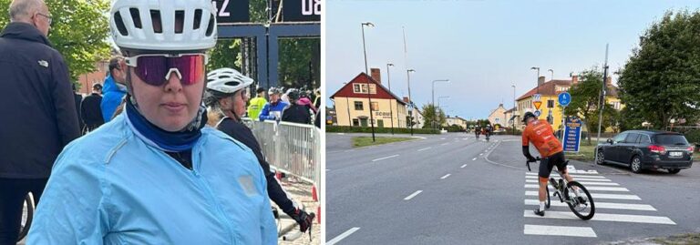 Emilias hjälteinsats under Vätternrundan: ”Åkte hem och hämtade pumpar”