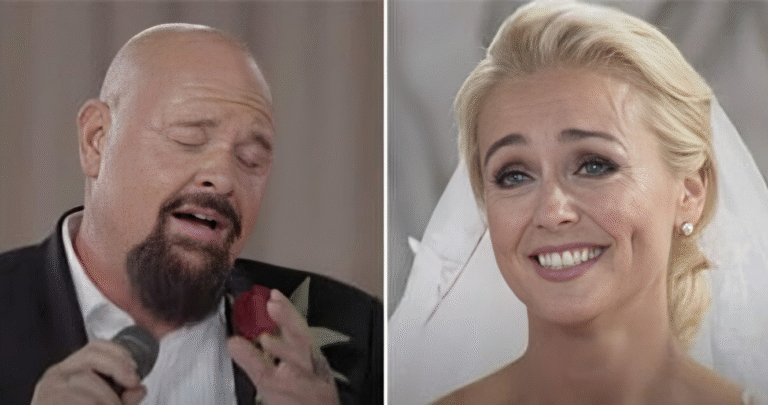 Anders Bagges överraskning till Johanna på bröllopet