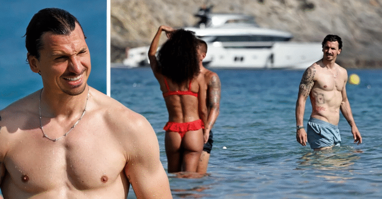 Här dyker Zlatan upp med franska supermodellen – se heta semesterbilderna!