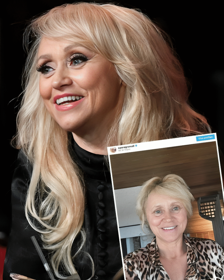 Genom åren har den folkkära artisten Nanne Grönvall hyllat åldrandet och de naturliga rynkorna som kommer med åldern