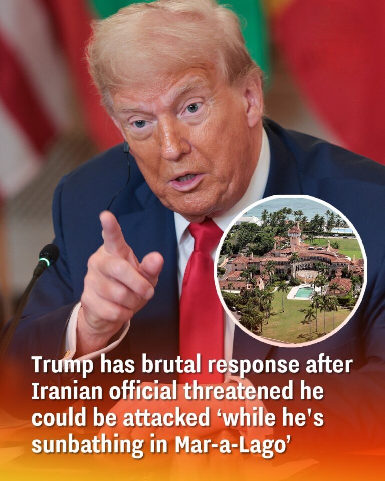 Trump has brutal response after Iranian official threatened he could be attacked ‘while he’s sunbathing in Mar-a-Lago’