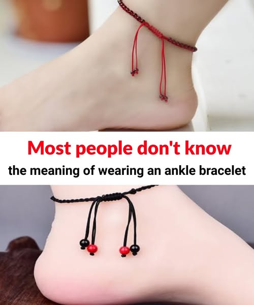 The meaning of wearing ankle bracelets