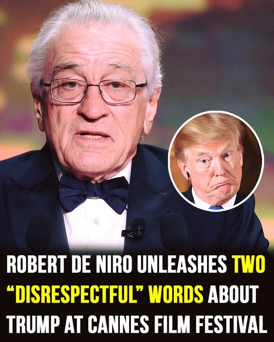 Robert De Niro’s jab at Trump during Cannes speech