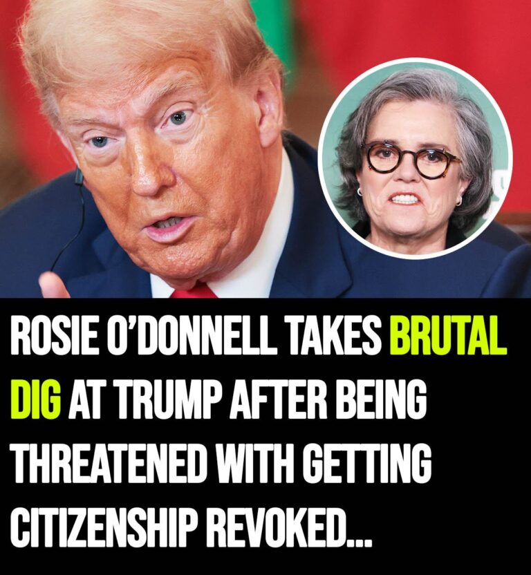 Rosie O’Donnell hits back on Trump after threat of revoking her citizenship