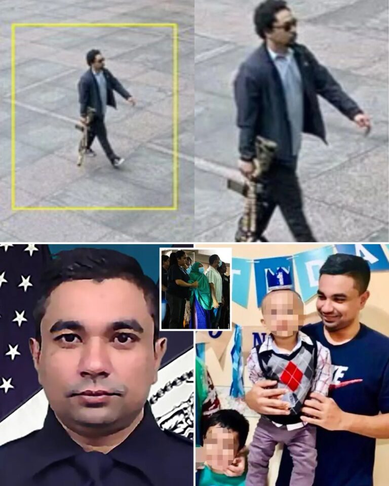 Heartbreak in Midtown: The brave NYPD officer killed in the line of duty has been identified as Didarul Islam, a four-year veteran of the force—and a devoted family man. He wasn’t just a badge or a uniform. He was a husband, a father, a protector. On what started as a routine day, Officer Islam ran toward danger when others ran away—and paid the ultimate price. The streets he swore to protect became the place where his watch ended. Now, a family is shattered, a city is mourning, and a hero’s name echoes through the sirens. He gave everything—and lost it all.