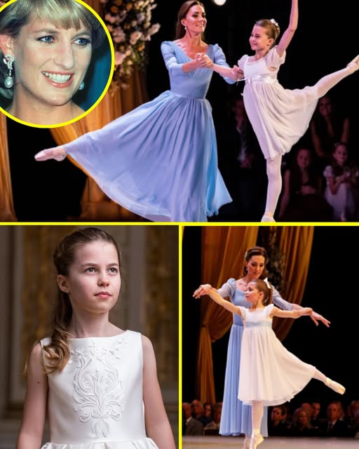 OMG!! Princess Catherine and Daughter Charlotte STEALS SPOTLIGHTS With Ballet Surprise As They Pay Emotional Tribute To Late Princess Diana – William in Tears, Windsor Stunned, Fans Worldwide in Awe!