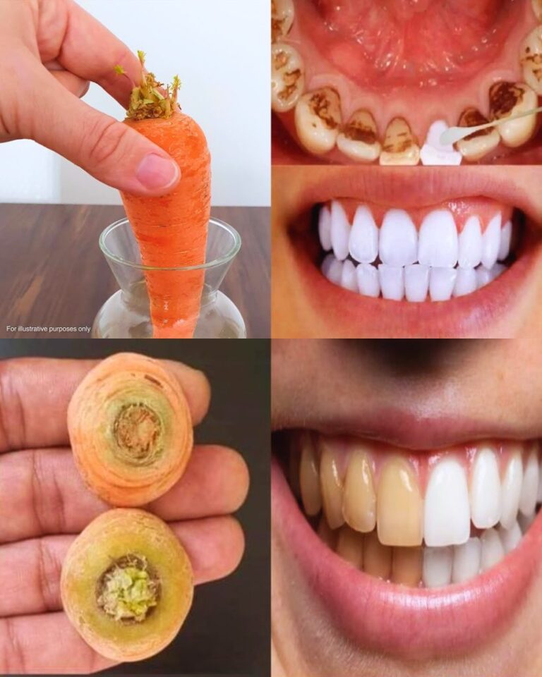 Homemade Whitening Paste Made From Carrot Greens