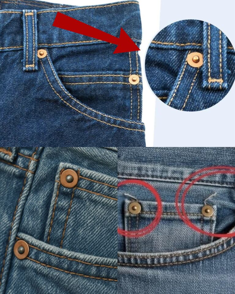 Curious why your jeans have those small buttons along the pockets?