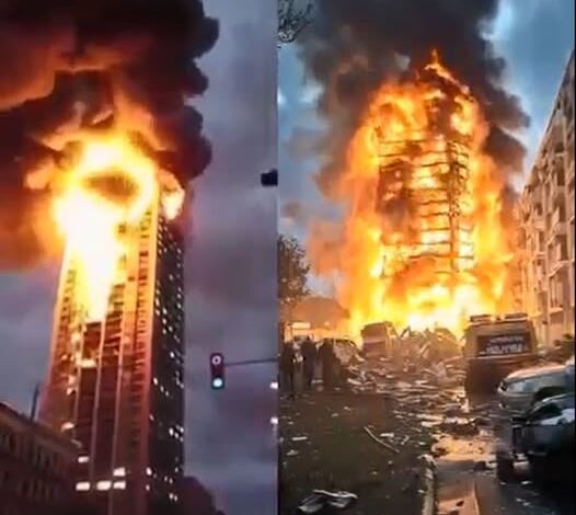 A few hours ago a big fire broke out in M! See more