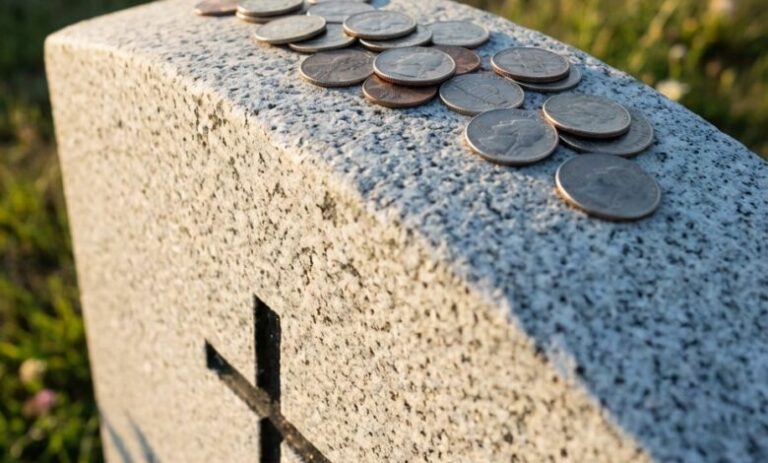 Why Coins Are Left on Graves, and What Each One Truly Means!