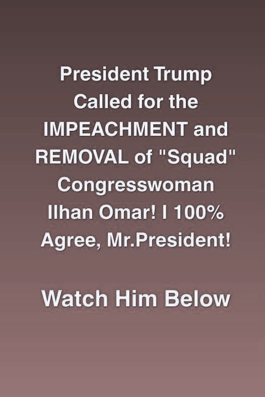 Trump Addresses Ilhan Omar’s Statem