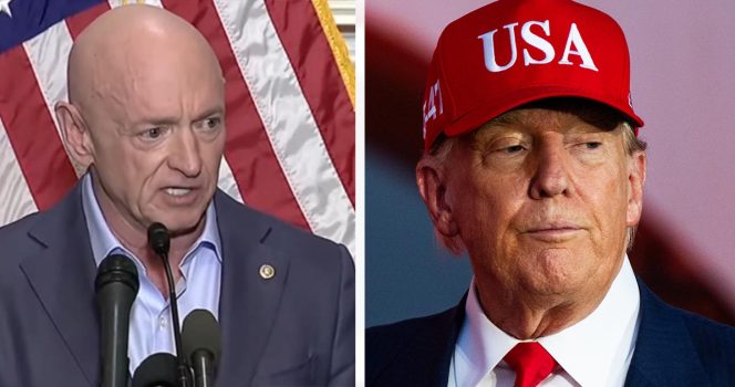 Sen. Mark Kelly issues brutal response to Trump after president’s ‘death threat’