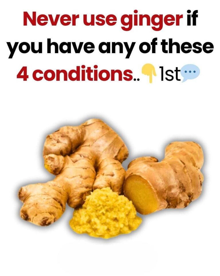 Never Use Ginger If You Have Any of These Conditions – It Can Cause Serious Health Problems