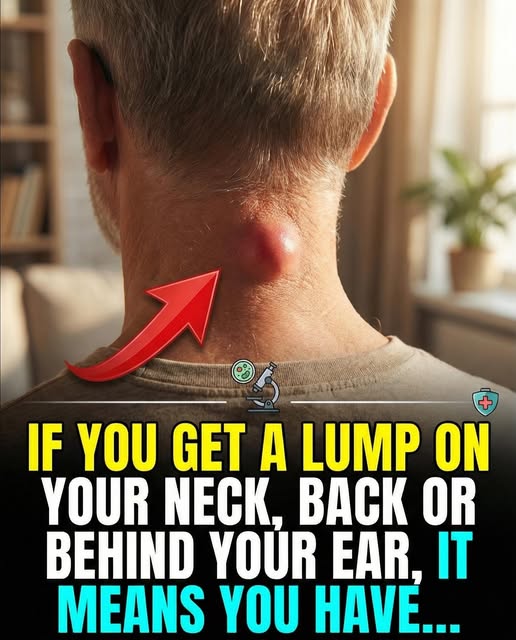 Got a lump on your neck, back or behind your ear? Here’s what you need to know