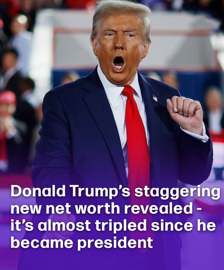Donald Trump’s new eye-watering net worth revealed – and it’s nearly tripled since becoming president