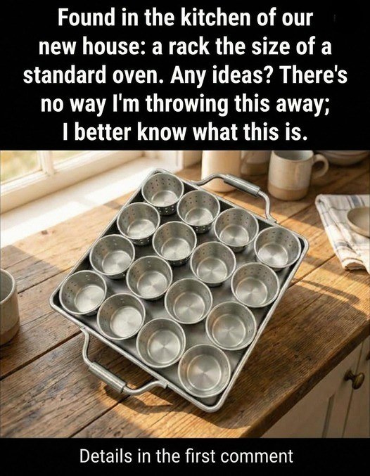 Unusual Oven-Sized Rack Found in Newly Purchased Kitchen Leaves Homeowners Searching for Answers