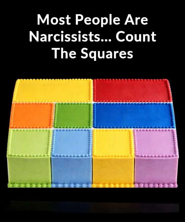 Most People Are Narcissists… Count the Squares