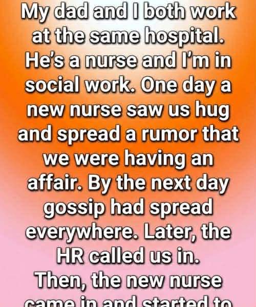 A brief hug at the office sparked rumors — until the real reason behind it changed everyone’s perspective