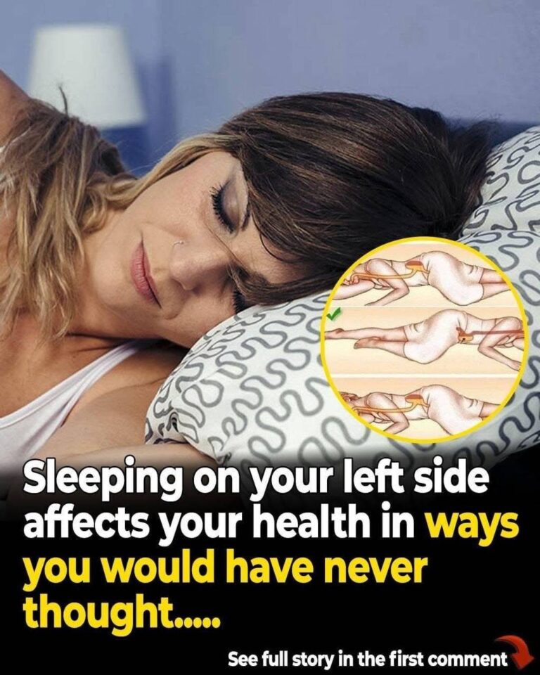 The amazing benefits of sleeping on your left side