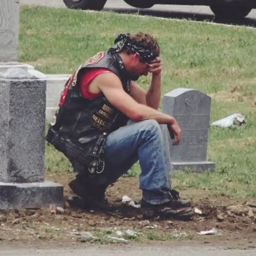 Who Was the Biker Visiting My Wife’s Grave Each Week?