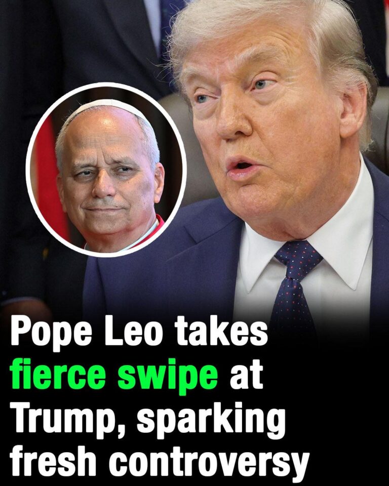 -Pope Leo- takes fierce swipe at Trump,. sparking fresh controversy