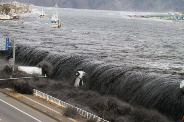 SB. A 9.1 magnitude earthquake also caused a tsunami in the city of…SB. A 9.1 magnitude earthquake also caused a tsunami in the city of…