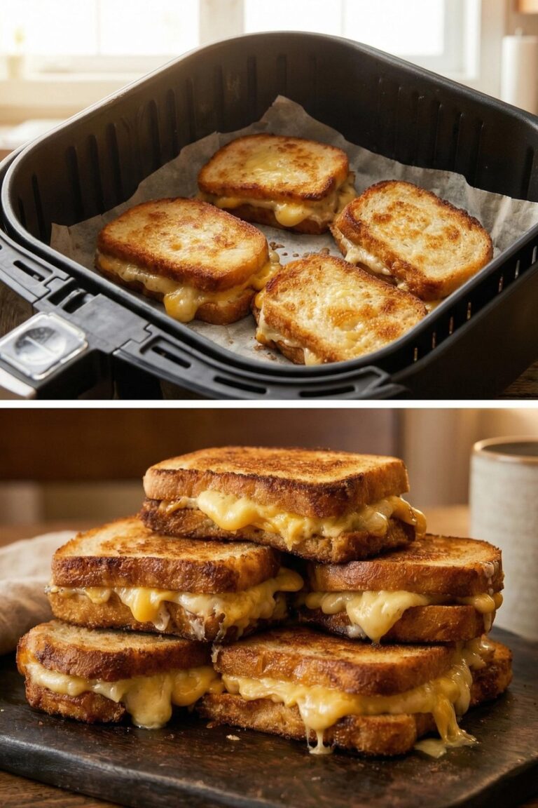 Crispy and Melty Air Fryer Cheese Toast