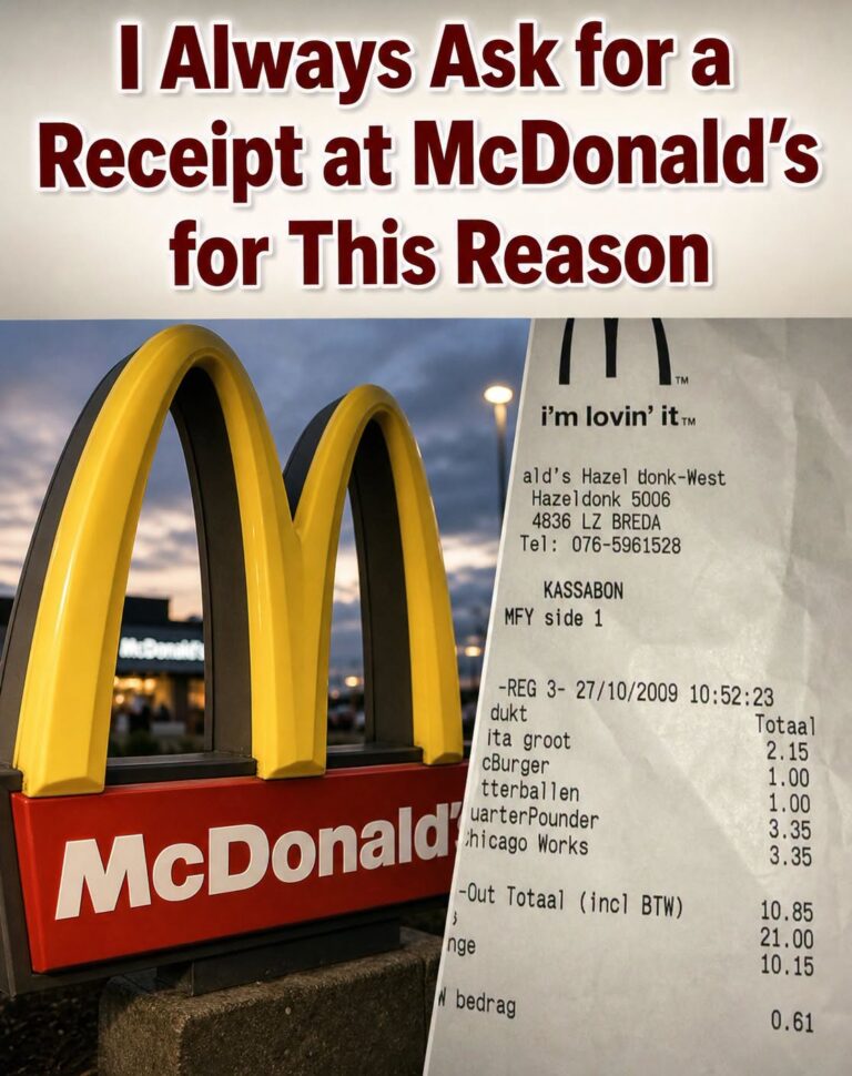 Why I Always Ask for a Receipt at McDonald’s — And How It Quietly Improves the Entire Experience