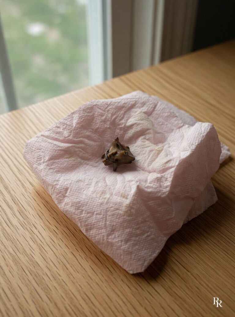 My Sister Brought Home a Strange Object She Found on the Floor of Her Store and Thought It Was a Tiny Bone — but After Hours of Fear, Wild Theories, and Internet Searches That Sent Us Spiraling Into Panic, One Tiny Metallic Detail Finally Revealed the Truth Behind the Creepy Little Discovery Sitting in the Palm of My Hand