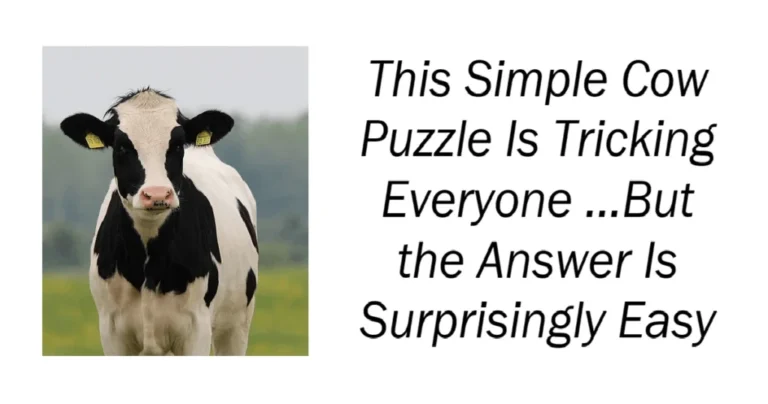 This Simple Cow Puzzle Is Tricking Everyone