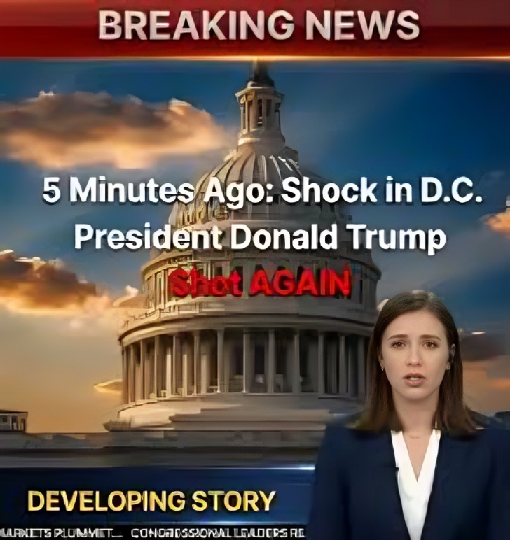 BREAKING NEWS!! Shock in D.C.: President Donald Trump Shot AGAIN
