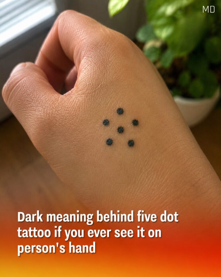 The Surprising History Behind the Five-Dot Tattoo on a Hand