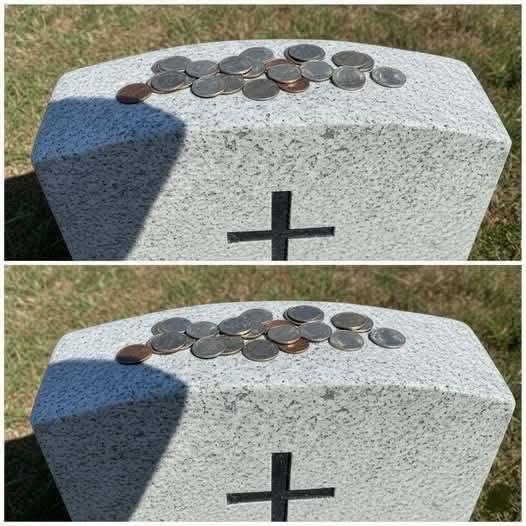 People are placing coins on military tombstones, when you learn why you’ll pull out your change