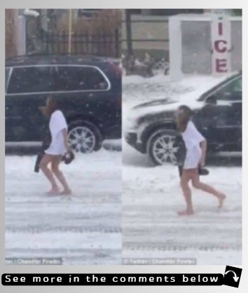WATCH: Cheating Wife Caught Running Home In The Snow… Try not to gasp when you see the VIDEO