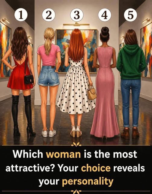 Which Woman Caught Your Attention First? What Your Choice May Say About You